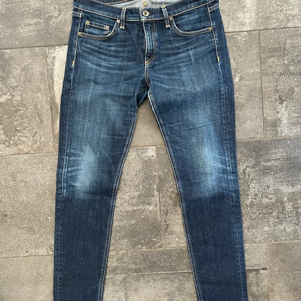 Rag & Bone Blue Skinny Jeans